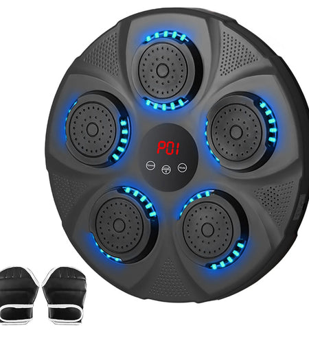 Music Boxing Machine, Smart Bluetooth Boxing Machine Wall Mounted, Boxing Training Punching Equipment, Home Workout Boxing Target Machine