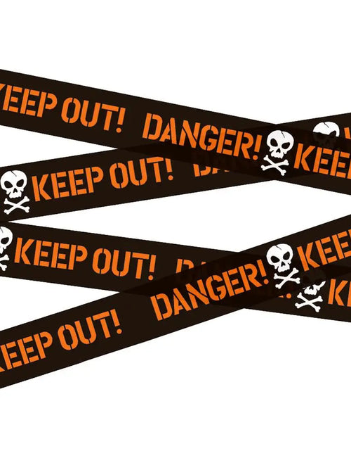 Load image into Gallery viewer, Caution Tape Halloween Decor Safety Signs Halloween Tape Halloween Danger Tape Crime Scene Tape Warning Tape Halloween
