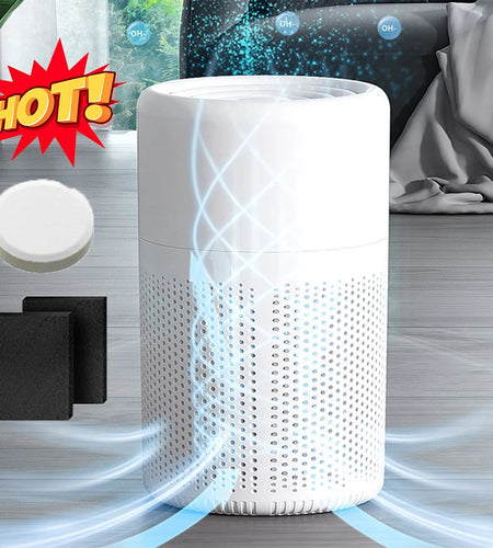 Multifunctional Desktop Air Purifier Remove with Auto Air Quality Monitoring Small Air Purifier Quiet Air Cleaner for Home