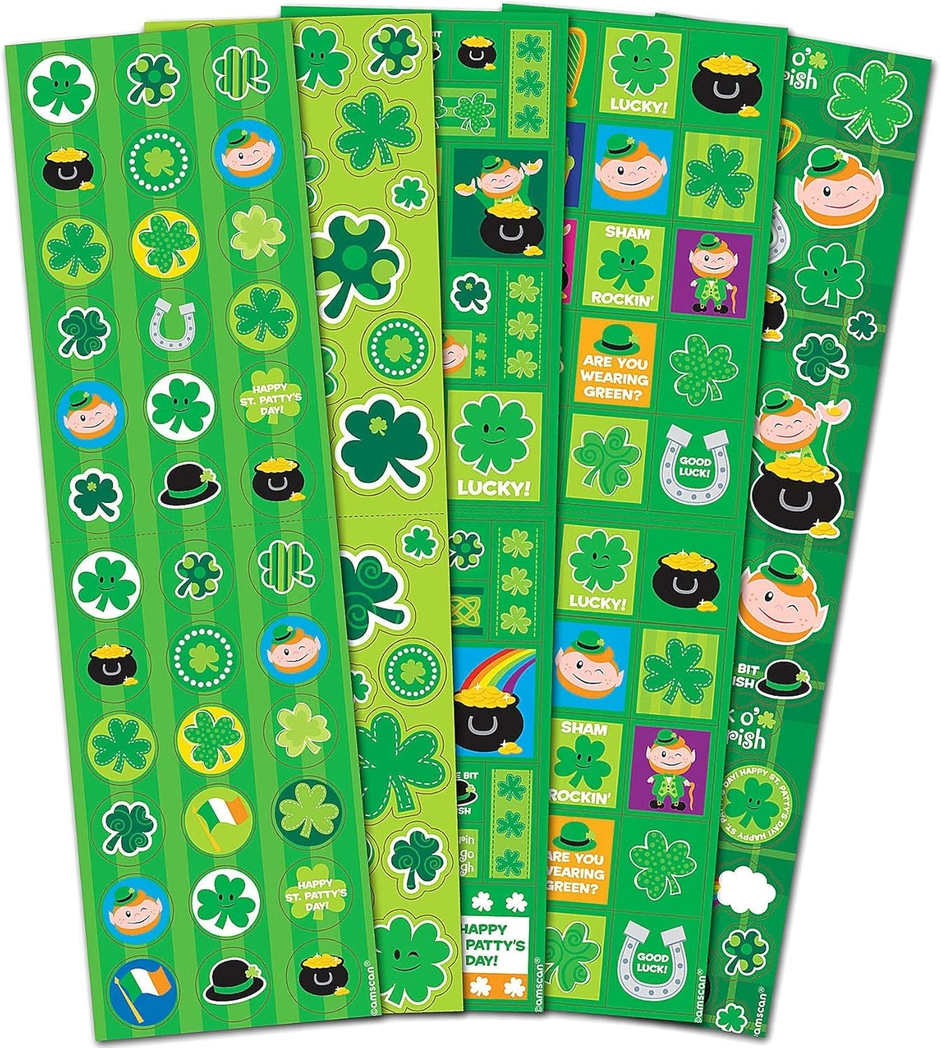 St. Patrick'S Day Printed Paper Stickers, 350 Ct. | Party Favors