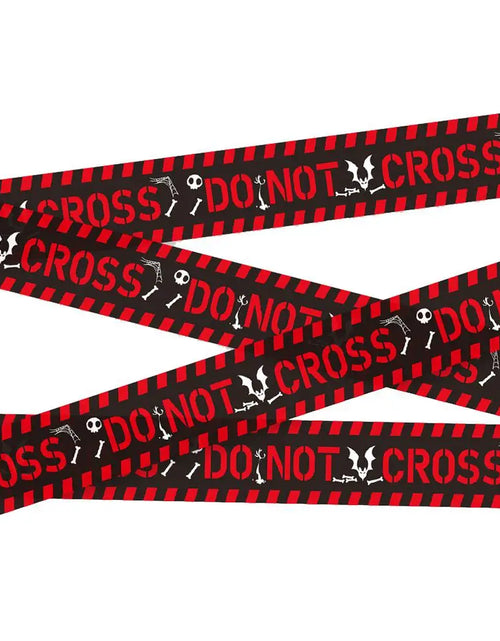 Load image into Gallery viewer, Caution Tape Halloween Decor Safety Signs Halloween Tape Halloween Danger Tape Crime Scene Tape Warning Tape Halloween
