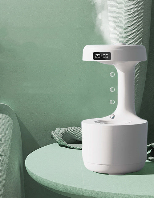 Load image into Gallery viewer, Bedroom Anti-Gravity Humidifier with Clock Water Drop Backflow Aroma Diffuser Large Capacity Office Bedroom Mute Heavy Fog Household Sprayer
