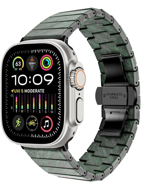 Load image into Gallery viewer, Carbon Fiber Apple Watch Bands Series 9/8/7/6/5/4/3/
