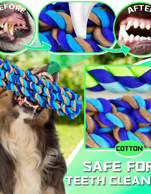 Load image into Gallery viewer, XL Dog Chew Toys for Aggressive Chewers Large Breed, 14 Pack Tough Indestructible Dog Toys , Durable Puppy Chew Toys for Teething, Heavy Duty Cotton Dog Rope Toys for Large Dogs
