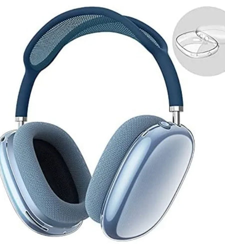 For Airpods Max Bluetooth Headphones Accessories Airpod Wireless Earphone Top Quality Metal Earmuffs Airpodspro Max Earbuds Silicone Anti-Drop Protective Case