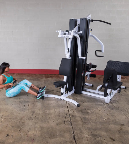 Body Solid EXM3000LPS Commercial Double Stack Gym - 3 Station