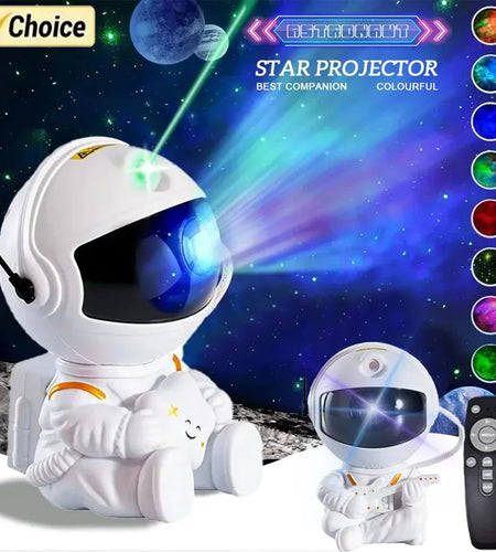 Galaxy Star Astronaut Projector LED Night Light Starry Sky Porjectors Lamp Decoration Bedroom Room Decorative for Children Gifts