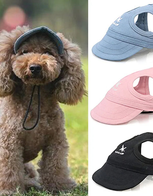 Load image into Gallery viewer, Pet Dog Caps Small Puppy Pets Summer Solid Oxford Cap Dog Baseball Visor Hat Outdoor Accessories Sunscreen Bonnet Cap Chihuahua
