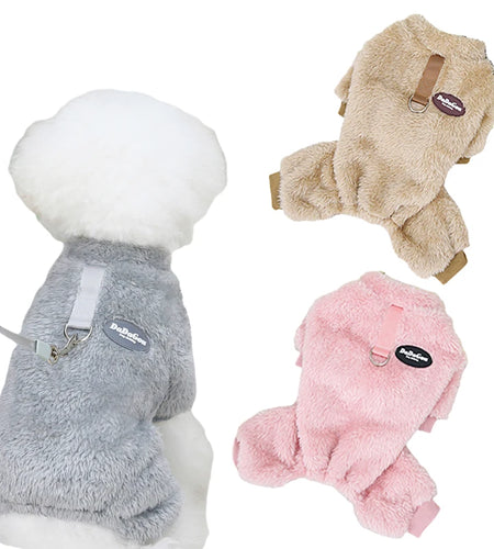 Puppy Fleece Pet Clothes for Small Medium Dogs Jumpsuit Coat Chihuahua French Bulldog Yorkie Costume Clothing Dog Supplies