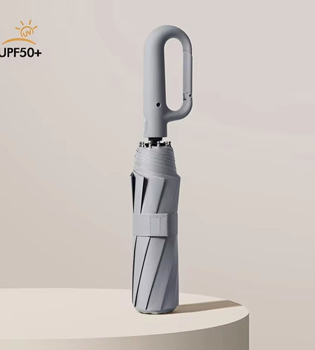 30 Bones Windproof Strong 105CM Reinforced Automatic Folding Umbrella for Men, Large Buckle Handle Wind and Water Resistant