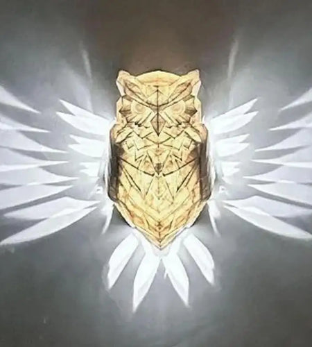 Bird Wall Lamp Halloween Owl Eagle Shape Projector Modern Creative Atmosphere Sconce Light 3D Print Body Animal Lighting Lustre