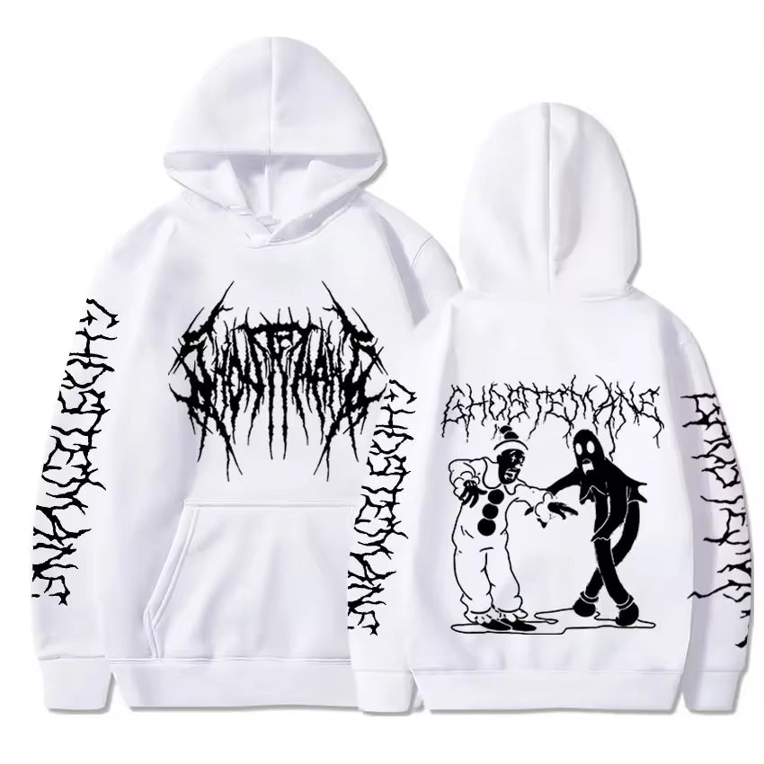 Men Women Fashion Hoodies Kids Hip Hop Hoodies Sweatshirts Men'S Clothing Rapper Sweats Gothic Coats Boy Ghostemane Hoodies