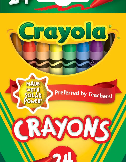 Load image into Gallery viewer, (4 Pack)  Crayons, 24 Count, Back to School Supplies, Classroom Supplies, Assorted Classic Colors, Gifts
